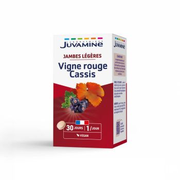Jambes l&eacute;g&egrave;res vigne rouge cassis Juvamine