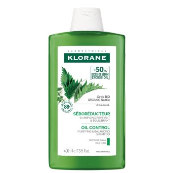 Shampoing séborégulateur cheveux gras à l'Ortie bio Klorane