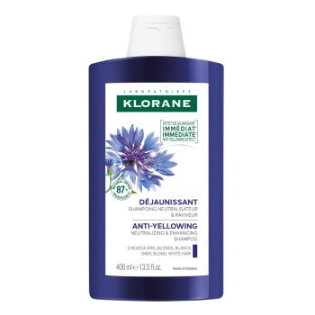 Shampooing déjaunissant Centaurée bio Klorane