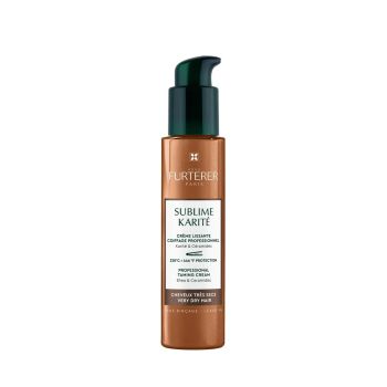 Sublime Karité crème lissante coiffage professionnel René Furterer