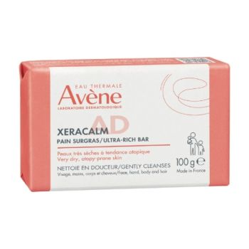 XeraCalm A.D Pain nettoyant surgras Avène - pain de 100g