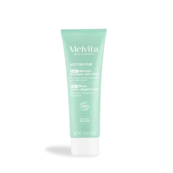 Nectar Pur masque 3en1 exfoliant Melvita - tube de 75ml