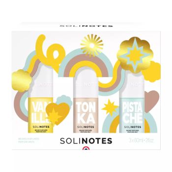 Coffret brumes parfum&eacute;es Vanille, Tonka, Pistache Solinotes - 3 produits
