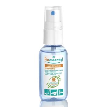 Assainissant Spray antibactérien mains et surfaces Puressentiel - spray de 25ml