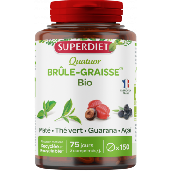 Quatuor Brûle-graisse bio Super Diet