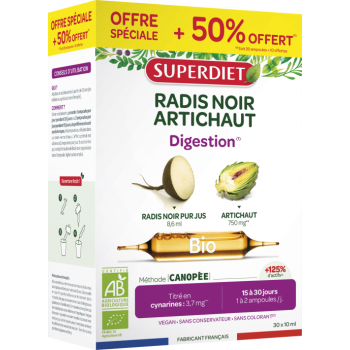 Radis noir / Artichaut bio Super Diet