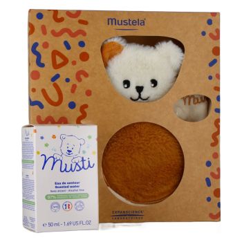 Coffret Musti Eau de soin parfumé + doudou Mustela - coffret de 2 produits
