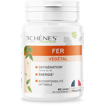 Fer végétal 3 Chênes - pot de 60 comprimés