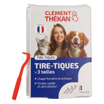 Tire-tic Clément Thékan - lot de 3 tire-tiques réutilisables