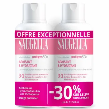 Poligyn 50+ soin lavant intime Saugella