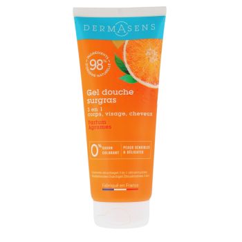 Dermasens gel douche surgras parfum agrumes Marque verte