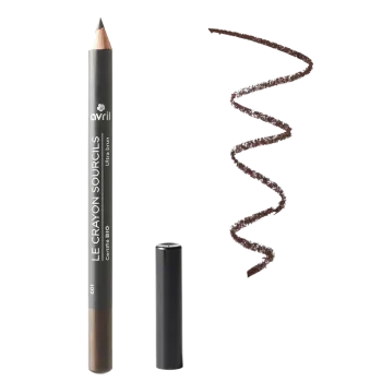 Crayon sourcils bio Avril - crayon de 3g - Ultra brun