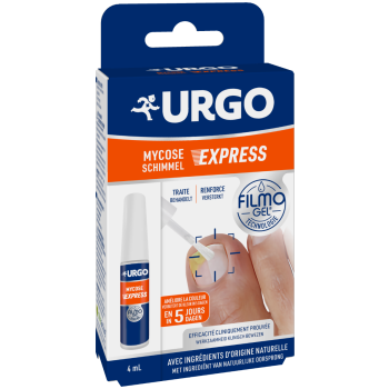 Filmogel mycose express Urgo - flacon de 4 ml avec pinceau applicateur et 5 limes à ongles