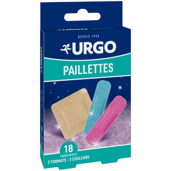 Pansements paillettes Urgo - boîte de 18 pansements