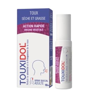 Touxidol spray toux s&egrave;che et grasse adultes PediAct