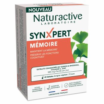SynXpert m&eacute;moire Naturactive - 45 g&eacute;lules