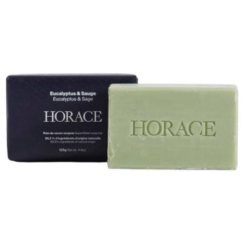 Pain de savon surgras Eucalyptus et sauge Horace - pain de 125g
