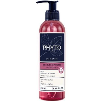 Gelée anti-frizz boucles intenses Phyto - flacon-pompe de 250ml