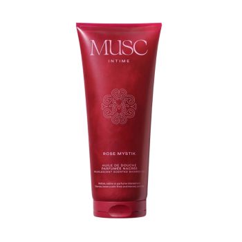 Huile de douche parfum&eacute;e nacr&eacute;e Rose Mystik Musc Intime - 200ml