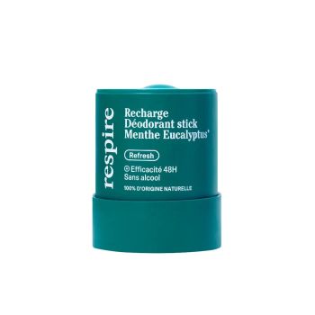 Recharge déodorant stick menthe eucalyptus Respire