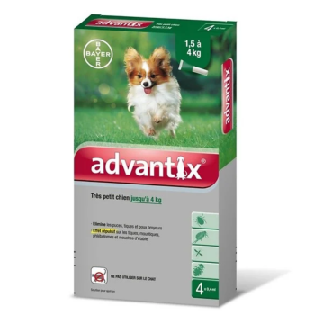 Advantix très petit chien jusqu'à 4 kg Bayer