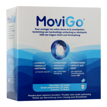 MoviGo selles dures et constipation Norgine
