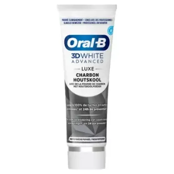 Dentifrice 3D White Advanced Luxe Charbon Oral-B
