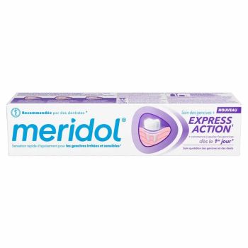 Dentifrice express action soin des gencives Meridol