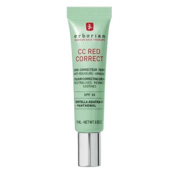 CC Red correct à la centella asiatica SPF30 Erborian - tube de 15ml