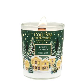Bougie parfum&eacute;e For&ecirc;t de sapin Collines de Provence