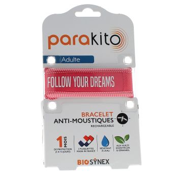 Bracelet anti-moustiques Parakito - 1 bracelet + 2 recharges