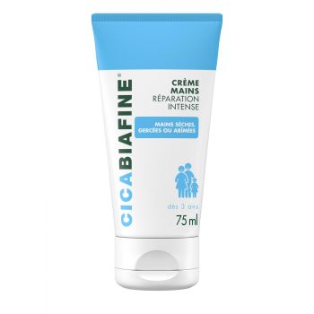 Crème mains réparation intense Cicabiafine - tube de 75ml
