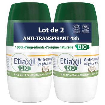 Déodorant anti-transpirant végétal bio parfum coco Etiaxil