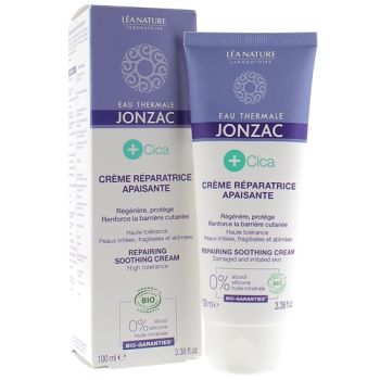 Eau thermale Jonzac +Cica Crème réparatrice apaisante bio Léa Nature