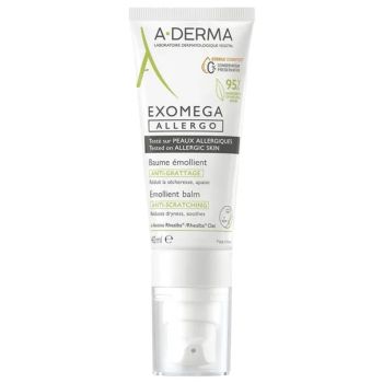 Exomega Allergo Baume émollient anti-grattage A-Derma - tube de 40 ml