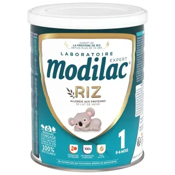 Lait de riz en poudre 1er âge 0-6 mois Modilac Expert