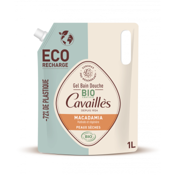 Gel bain douche BIO Macadamia Rogé Cavaillès