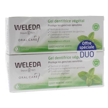 Gel dentifrice végétal Weleda