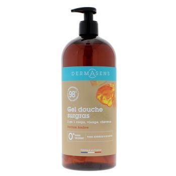 Gel douche surgras parfum ambre Dermasens Marque Verte