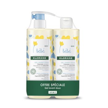 Gel lavant doux Klorane Bébé