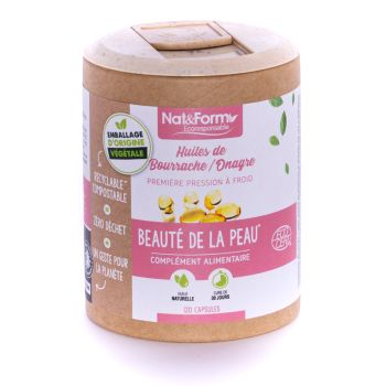 Huile de bourrache/onagre Ecoresponsable Nat&Form