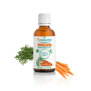 Huile végétale bio Carotte Puressentiel - flacon de 50ml