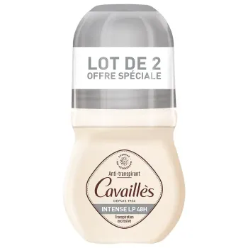 Intense-LP déo-bille transpiration intense Rogé Cavaillès - lot de 2 roll-on de 50 ml