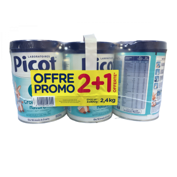 Lait poudre 3ème âge croissance nature Picot