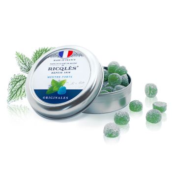 Pastilles à la menthe forte Originales Ricqlès - boîte de 45 g