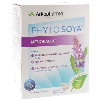 Phyto Soya ménopause Arkopharma - boîte de 180 gélules