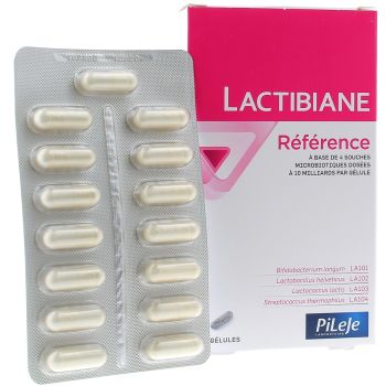 Lactibiane référence microbiote gélules Pileje - boite de 30 gélules