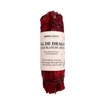 Sang de dragon & sauge blanche apiana Natura square - 1 fagot