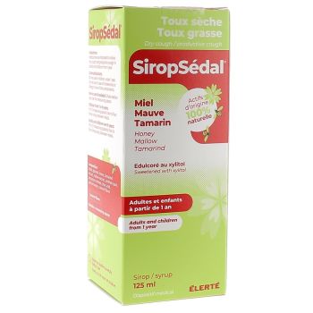 SiropSédal toux sèche/grasse Elerte