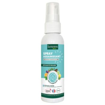 Spray assainissant aux huiles essentielles bio Santarome